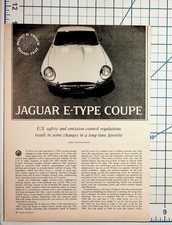 1969 Road & Track Road Test: Jaguar E-Type Coupe Magazine Article Ephemera picture