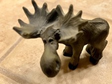 Vtg Montana  Big Sky Carvers Presents 3” MOOSE Figurine Mountain Mooses 2005 picture