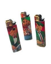 Lot Of 3 Camel Holiday Collectible Lighters Tobacciana Rare picture