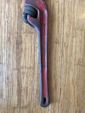 Vintage Ridge Tool Company Rigid E-18 Offset Heavy Duty Pipe Wrench Elyria OH picture
