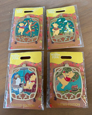 Disney Limited Edition Winnie the Pooh Fall Theme Pin Set Lot of 4 picture