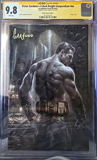 CGC 9.8 A Dark Knight Compendium #nn SS Signed Victor Garduno Virgin Variant picture