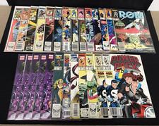 Vintage Marvel 26pc Comic Book Lot Cloak Dagger Nth Man Power Pack Excalibur picture