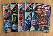 Run of 5 Giant-Size MAN-THING: #1-5 *Complete Set #4=Key* (FN++ & FN/VF, Read) picture