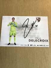 Paul Delecroix,  France 🇫🇷 FC Metz 2020/21 hand signed picture