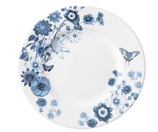 Juliska Field of Flowers Chambray Dinner Plate SET OF 5 picture