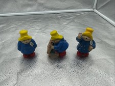 Vintage Enesco Paddingon Bears Happy Spring Fresh Eggs 1991 EASTER Lot Of 3 picture
