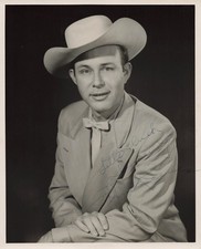 Jim Reeves Autographed 8x10 Photo Black & White Country Music Singer picture