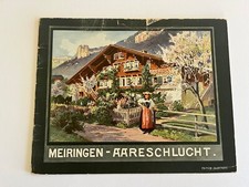 1900's MEIRINGEN SWISS ALPS Switzerland antique travel  Souvenir-Album views picture