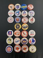 Vintage MLB American/National League Collectible Baseball Buttons/Pins You Pick picture