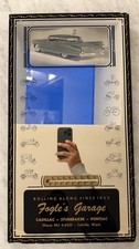 Vintage 1950s Cadillac Repair Fogles Garage Advertising Mirror Thermometer Sign picture