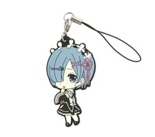 Re: Zero Anime Cute Mascot Rubber PVC Strap Keychain Charm ~ Contempt Rem @71094 picture