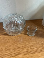 Vintage 1980’s Home Interior 3 Pc Round Cubist Fairy Lamp picture