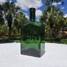 TUMBLED - 1920'S ANTIQUE GRAN VINO SANSON FORTIFIED SPANISH WINE BOTTLE 9 1/4