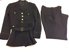 WW II Vintage Mens 1945 Green Us Army Officers Dress Uniform - Pants & Jacket picture