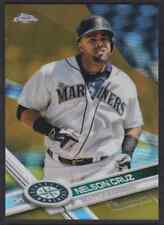 2018 TOPPS CHROME GOLD NELSON CRUZ 42/50 SEATTLE MARINERS #133 PARALLEL picture