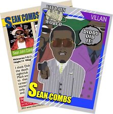 Puff Daddy / P Diddy - Villain World Cards - Homemade Political Trading Cards picture