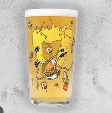 2 x Rare Beavertown Nanobot Pint Glass Brand New Craft Beer Pub Man Cave picture