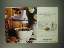 1990 KitchenAid Hand Mixer Ad - Our high performance compact picture