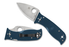 Spyderco Knives Lil Temperance 3 C69PBL3K390 Blue FRN K390 Steel Pocket Knife picture