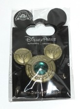 Disney Pin Trading 20,000 Leagues Under The Sea Nautilus Hidden Mickey Aqua Gem picture