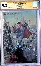 Superman: Son of Kal-El #1 FOIL CGC SS 9.8 SIGNED Tom Taylor Fan Expo LTD 1500🤩 picture