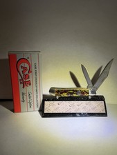 RARE VINTAGE CASE XX CHRISTMAS TREE PEANUT JACK KNIFE 1 DOT 1989 CT220 NEAR MINT picture