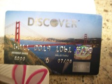 DISCOVER CREDIT CARD #1-GOLDEN GATE BRIDGE picture