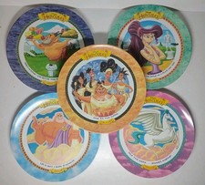 McDonald's Disney Hercules Character Plates Set of 5 Pegasus Megara The Muses picture