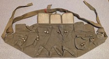 ORIGINAL 1969 VIETNAM WAR CHINESE TYPE 56 CHEST RIG AMMO POUCH 7.62 *USA SELLER* picture