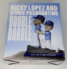 KC Royals Bobblehead Nicky Lopez & Vinnie Pasquantino Double Bobble 2023 NEW picture