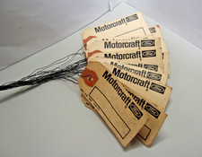 Lot of 18, Vintage Motorcraft Ford Parts Tags, MAR 75, Manila with Wire (1377c) picture