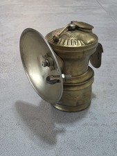 Antique Universal Lamp Co Brass Carbide Miner's Lamp Springfield IL Mining Light picture