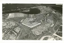 Arlington VA The Pentagon Aerial View RPPC Real Photo Postcard Unused picture
