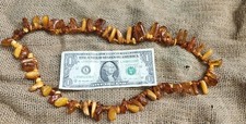 Antique Strand Of Mixed Amber Beads. 30