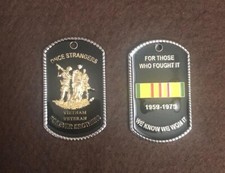VIETNAM VETERAN TRIBUTE DOG TAG ARMY MARINES NAVY AIR FORCE COAST GUARD picture
