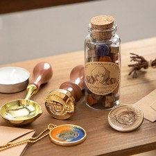 Howl's Moving Castle Stamp 8.7 in Glass Studio Ghibli picture