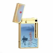 S.T. Dupont Ligne 2 Monet Impression Sunrise Dual Flame Lighter Limited Edition picture