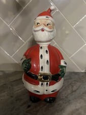Rare Vintage Hand Painted Lefton Santa Clause Decanter-Made In Japan. picture