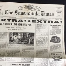1993 Disney’s Dixie Landings Resort Sassagoula Times Walt Disney World Newspaper picture