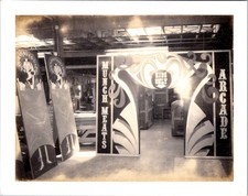 1970s Munch Meats Arcade Kids Only Booth Photograph Animatronic Signage picture