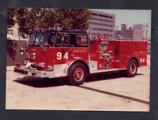 Fire Engine 94 Rescue Truck Vintage Photo Chicago Fire Department picture