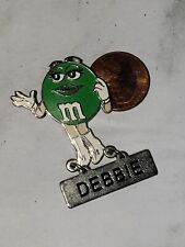 M & M’s “Debbie ” Ms. Green M&M Metal Enamel Lapel Pin Back picture