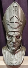 Ghost Papa Emeritus Gold Metallic Bust Figurine 197mm tall 3D Effect Plastic picture