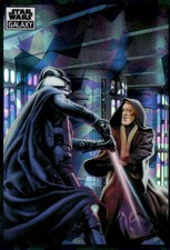 2022 Topps Star Wars Galaxy Darth Vadar Obi-Wan Kenobi #44 Atomic Refractor /150 picture