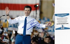 Mayor Pete Buttigieg Signed 8x10 Photo BAS COA Autograph 2020 Candidate picture