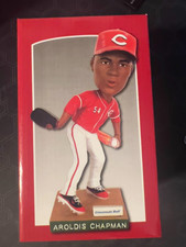 Cincinnati Bell Aroldis Chapman Reds Bobblehead w/ Box 2013 MLB Baseball picture