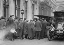 Taxi Strike ca 1910-1915 Historic Old Photograph picture