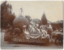 1890s Orange County CA Float Anaheim Santa Ana Parade Fullerton California Photo picture