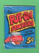 1965 Topps Put-ON Stickers Unopened Pack  Magnet Variation Rare picture